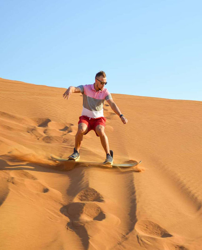 Sand dunes board